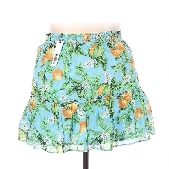 BB Dakota Steve Madden Lemon Zest Ruffle Tiered Ruffle Skirt Plus Size XXL NWT - Picture 2 of 4